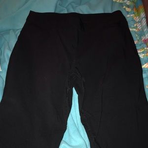 black work trousers